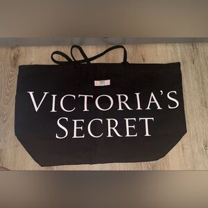 Black Victoria’s Secret tote bag